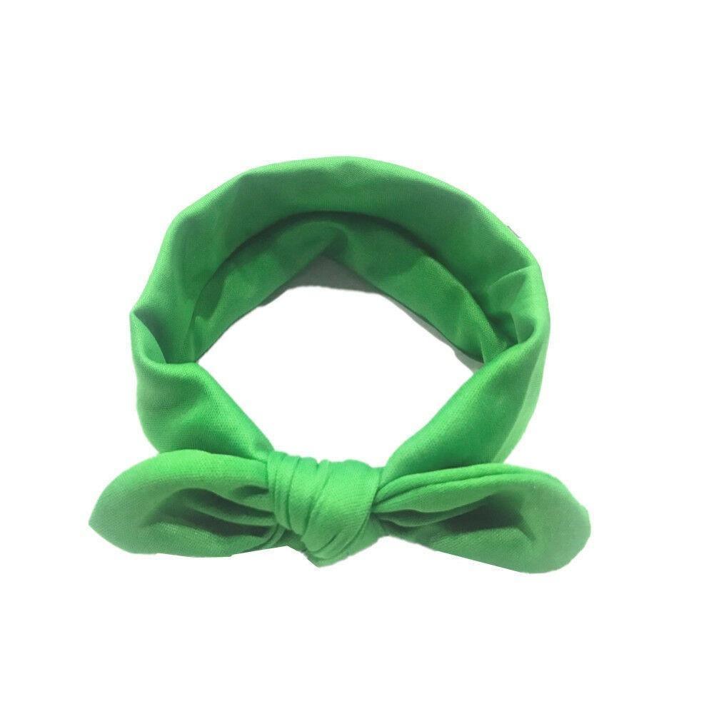 Baby Solid Bowknot Hairband Cute Soft Head Elastic Headband Princess Cute Headband Headwear Hair Accessories For Girls