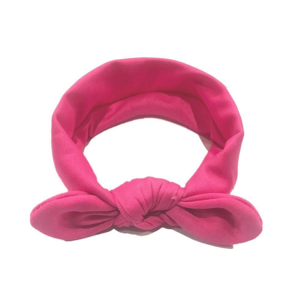 Baby Solid Bowknot Hairband Cute Soft Head Elastic Headband Princess Cute Headband Headwear Hair Accessories For Girls