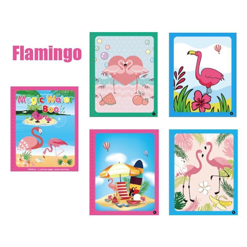 8 Types Montessori Toys Reusable Coloring Book Magic Water Drawing Book Sensory Early Education Toys For Kids