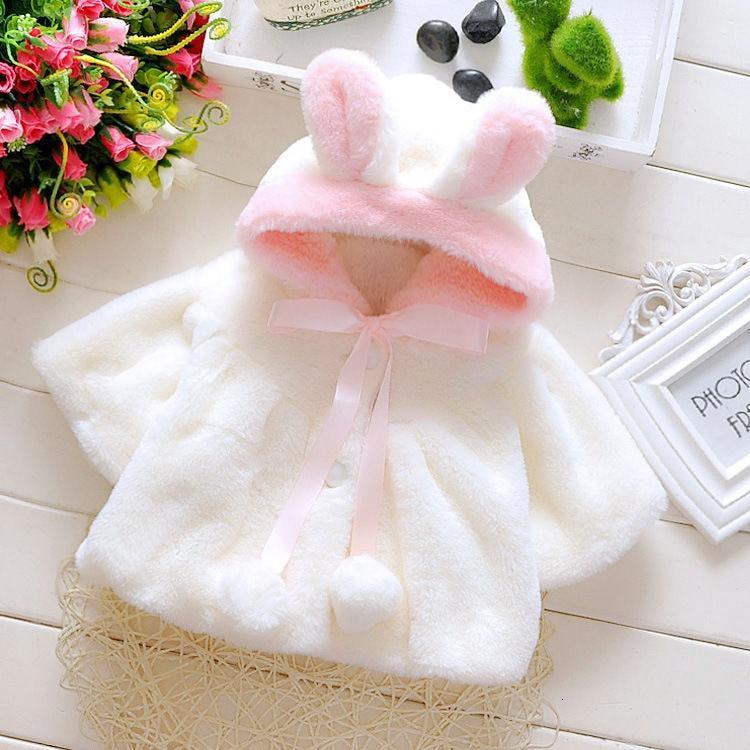 Baby Toddler Clothes Cute Fleece Fur Winter Warm Coat / Jacket for Kids Outerwear