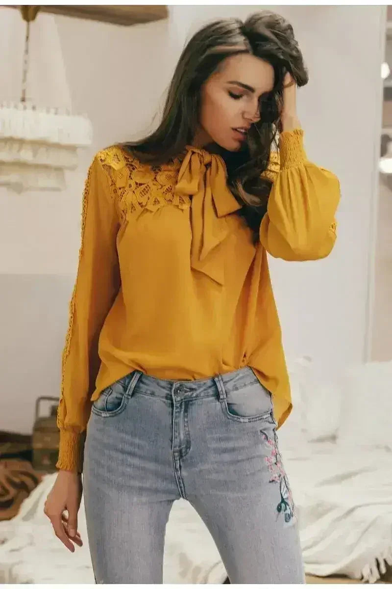 Embroidery Long Sleeve Summer Spring Hollow Out | Femstylo