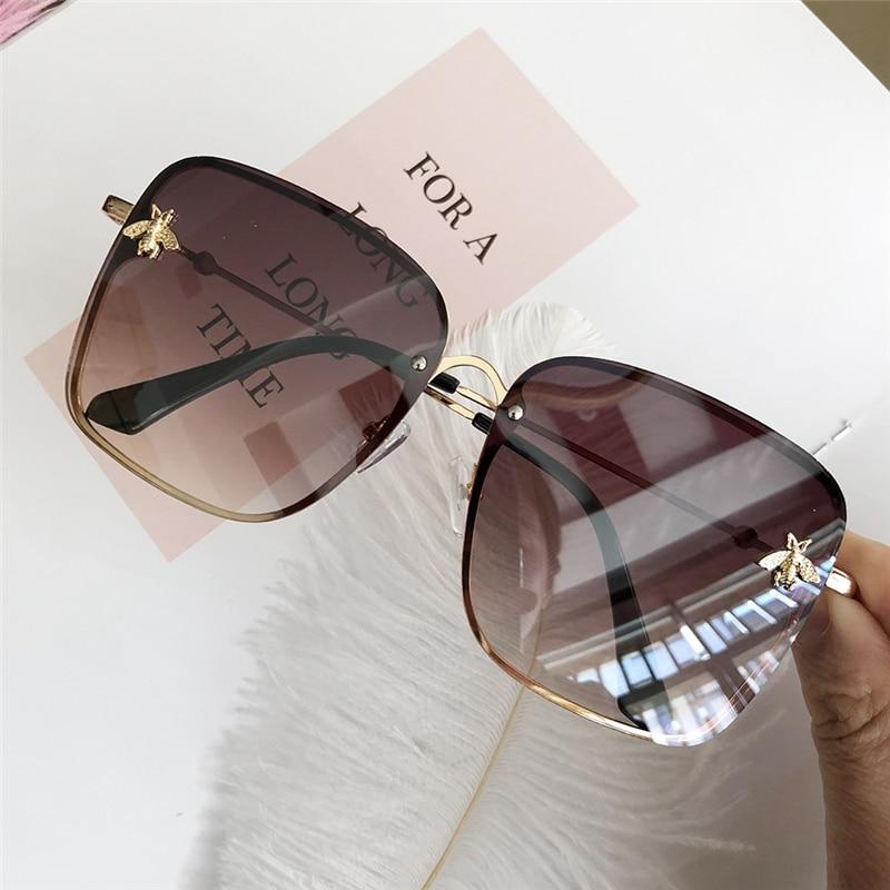 Popular brand  Oversize Square Sunglasses For Women and Ladies  Luxury Driving Superstar  Designer Sunglasses With Shades and Gradient Glasses With  UV400 Protection