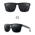 Men Polarized Sunglasses Vintage Anti-UV Driving Driver Black  Eyewear Rectangle Shades Men Oculos masculino