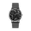 Fashion Rose Gold Mesh Band Creative Marble Female Wrist Watch Luxury Women Quartz Watches Gifts  For Women and Girls