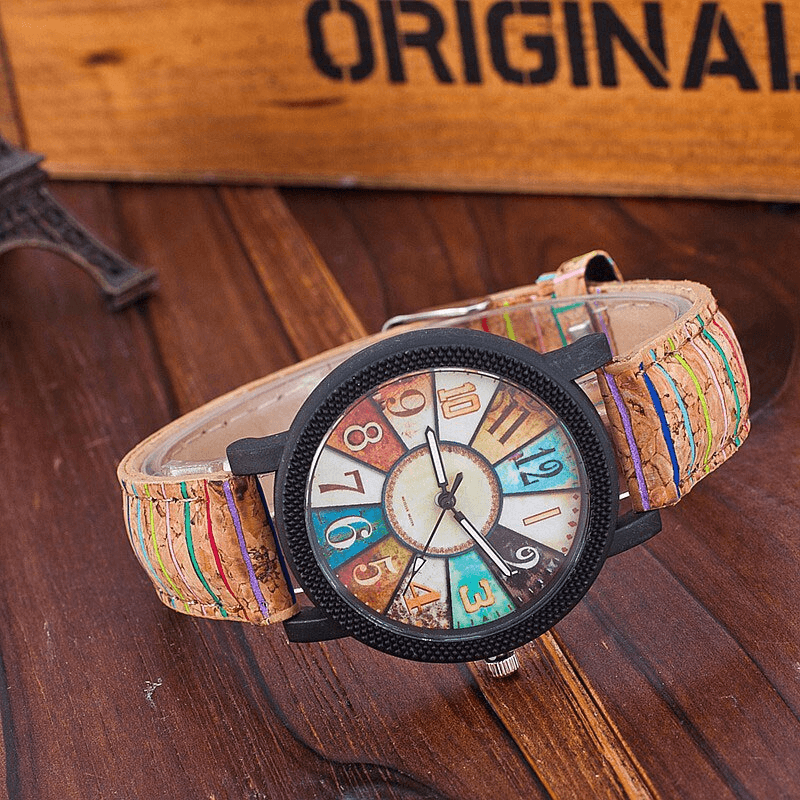 Fashion Casual Vintage Leather Women Quartz Wrist Watch  For Women and Girls