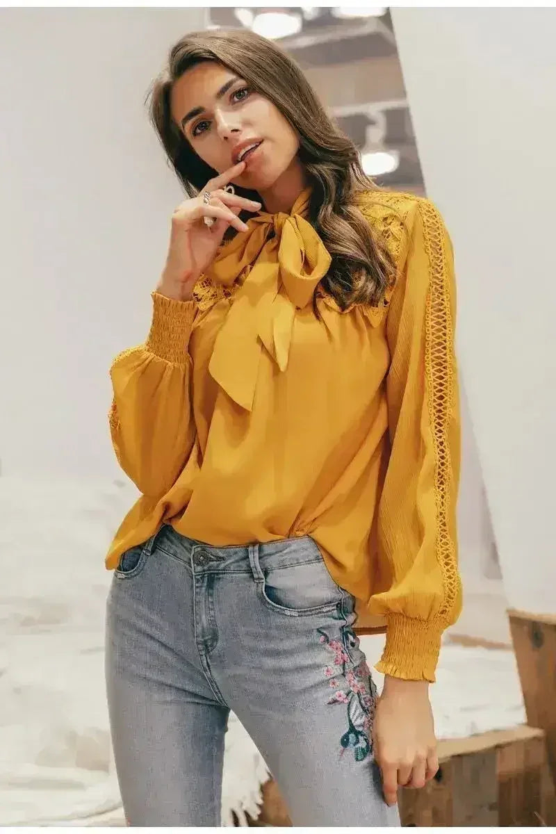 Embroidery Long Sleeve Summer Spring Hollow Out | Femstylo