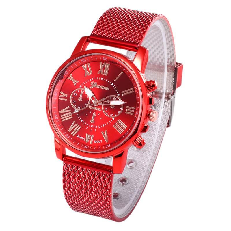 Analog Women watches Quality Fashion  Roman Numerals Faux Leather Analog Quartz Ladies watch Bracelet Clock Gift For Women Lady and Girls