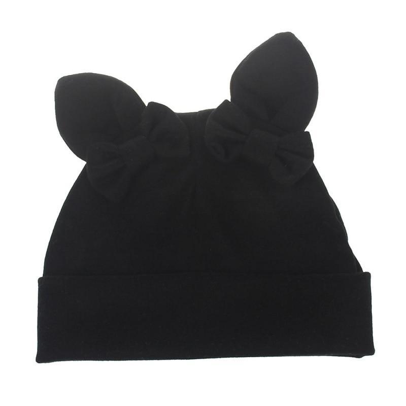 Baby Girl Hat Rabbit Ear Hat For Girls Cotton Bow Knot Children's Cap Toddler Kids Hats Cartoon Hats