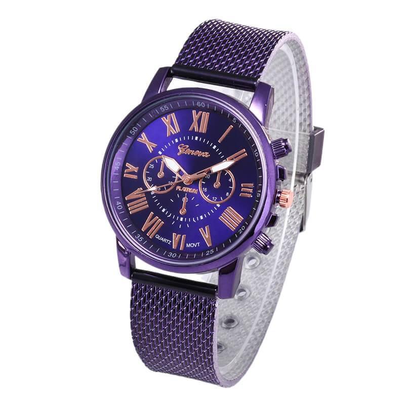 Analog Women watches Quality Fashion  Roman Numerals Faux Leather Analog Quartz Ladies watch Bracelet Clock Gift For Women Lady and Girls