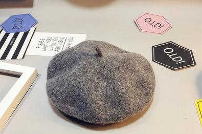 Baby Hat Beret British Painter Bud Of Pure Wool Cap For Girls In Modern New Retro Design