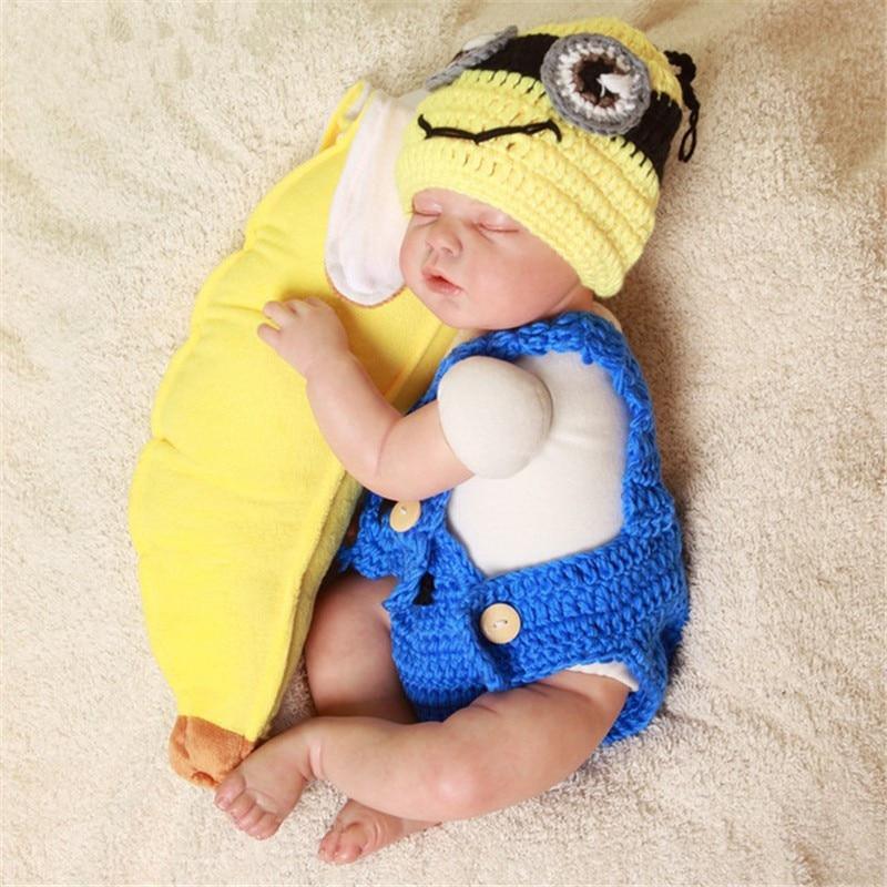 Modern Baby Cap Deer Design Handmade Crochet Deer Costume Set Knitted Hats And Toy For Girls and Boys Kids