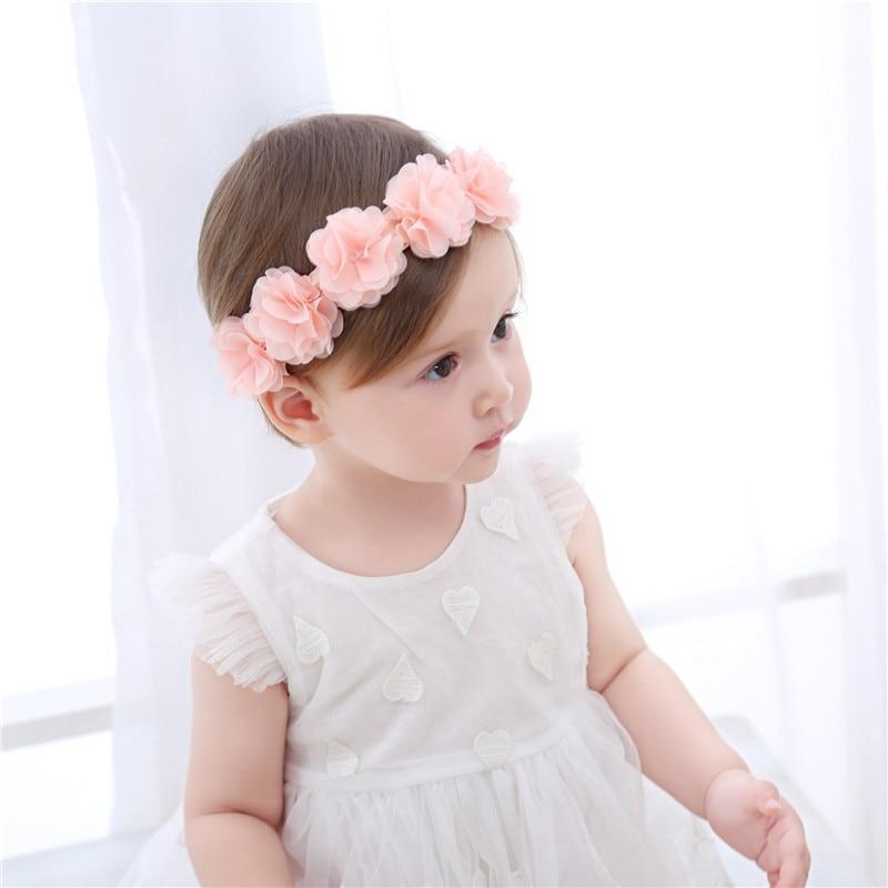 Modern Baby Headband Flower Girls Bows for Baby Girls Kids Headbands Turban Newborn