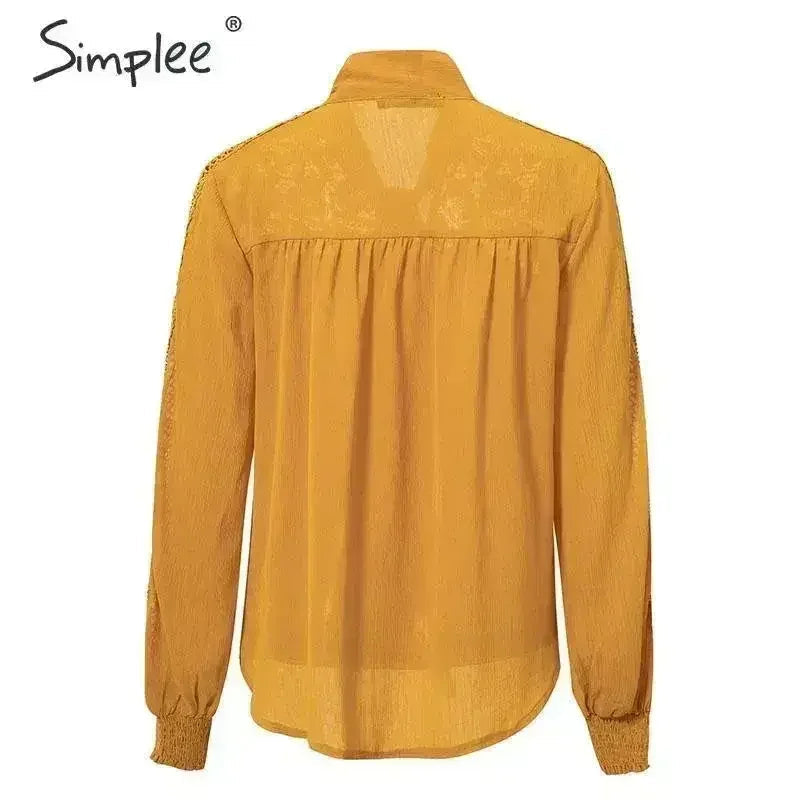 Embroidery Long Sleeve Summer Spring Hollow Out | Femstylo