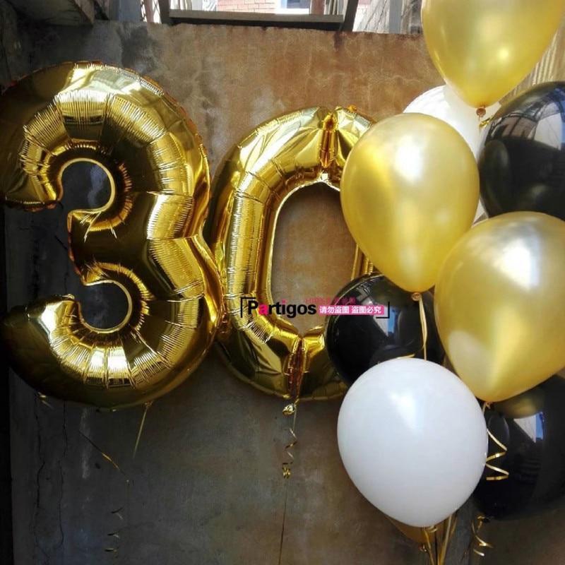 Elegant Luxury Helium Modern 32inch Luxury Ballon Number Foil Ballons For Party and Celebrations Modern Decoration for Celebration