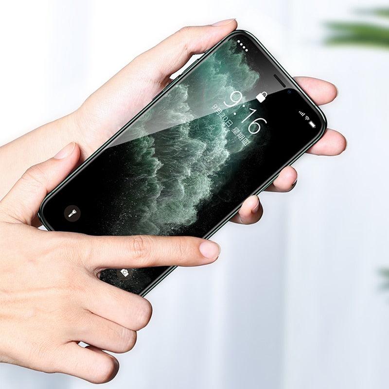 3pcs Full Cover Protective Glass On For Iphone 11 12 13 14 Pro Max Screen Protector For Iphone X Xr Xs Max 7 8 6s Plus Se Glass Full Screen Protector Edge To Edge Full Screen Coverage