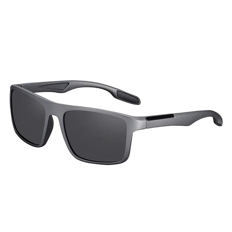 BARCURTR90 Ultralight Polarized Sunglasses for Men Vintage Square Eyewear with UV400 Protection for Summer