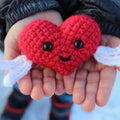 Happy Heart Amigurumi Crochet Pattern
