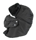 Sakkas Dab Unisex Faux Fur Ushanka Trapper Hat Chin Strap Removable Mask Russian Aviator Trooper Winter Hat for Men & Women