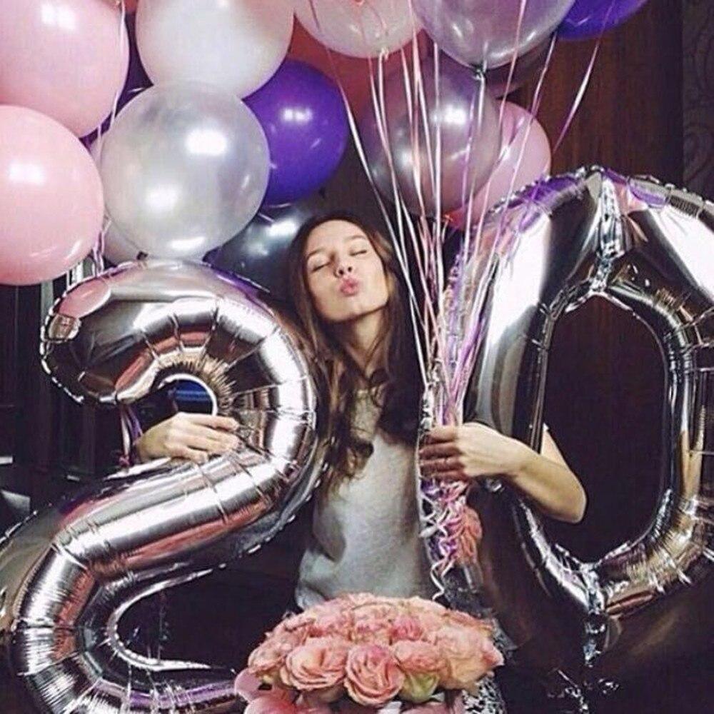 Elegant Luxury Helium Modern 32inch Luxury Ballon Number Foil Ballons For Party and Celebrations Modern Decoration for Celebration