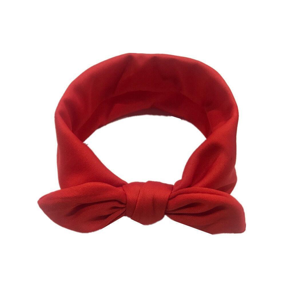Baby Solid Bowknot Hairband Cute Soft Head Elastic Headband Princess Cute Headband Headwear Hair Accessories For Girls