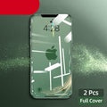 2PCS Screen Protector Tempered Glass For iPhone 14 13 12 Pro Max Full Cover Protective Glass For iPhone 13 Pro Max 9H Hardness Anti-Scratch Shockproof Protection Screen Cover Shield