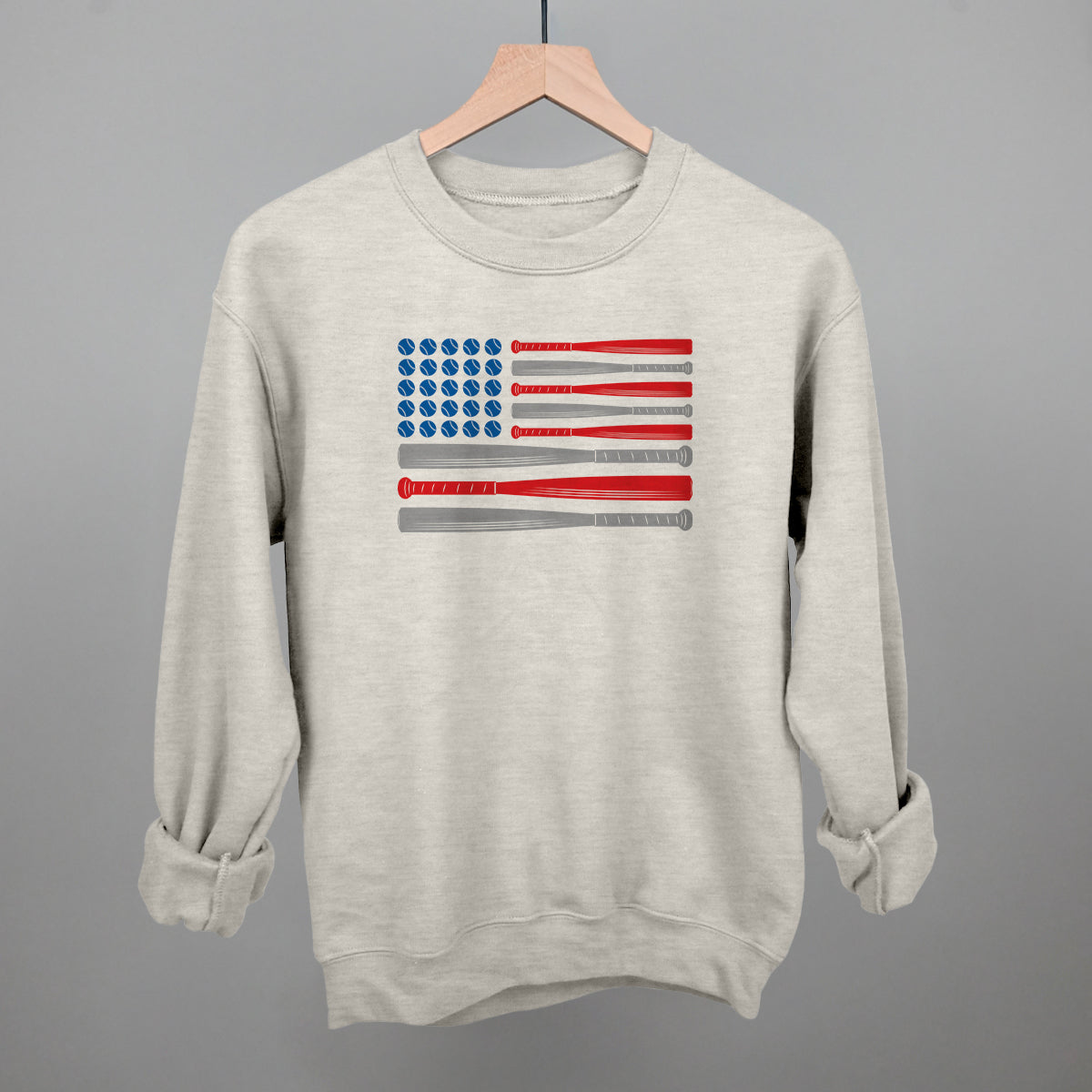 Baseball American Flag