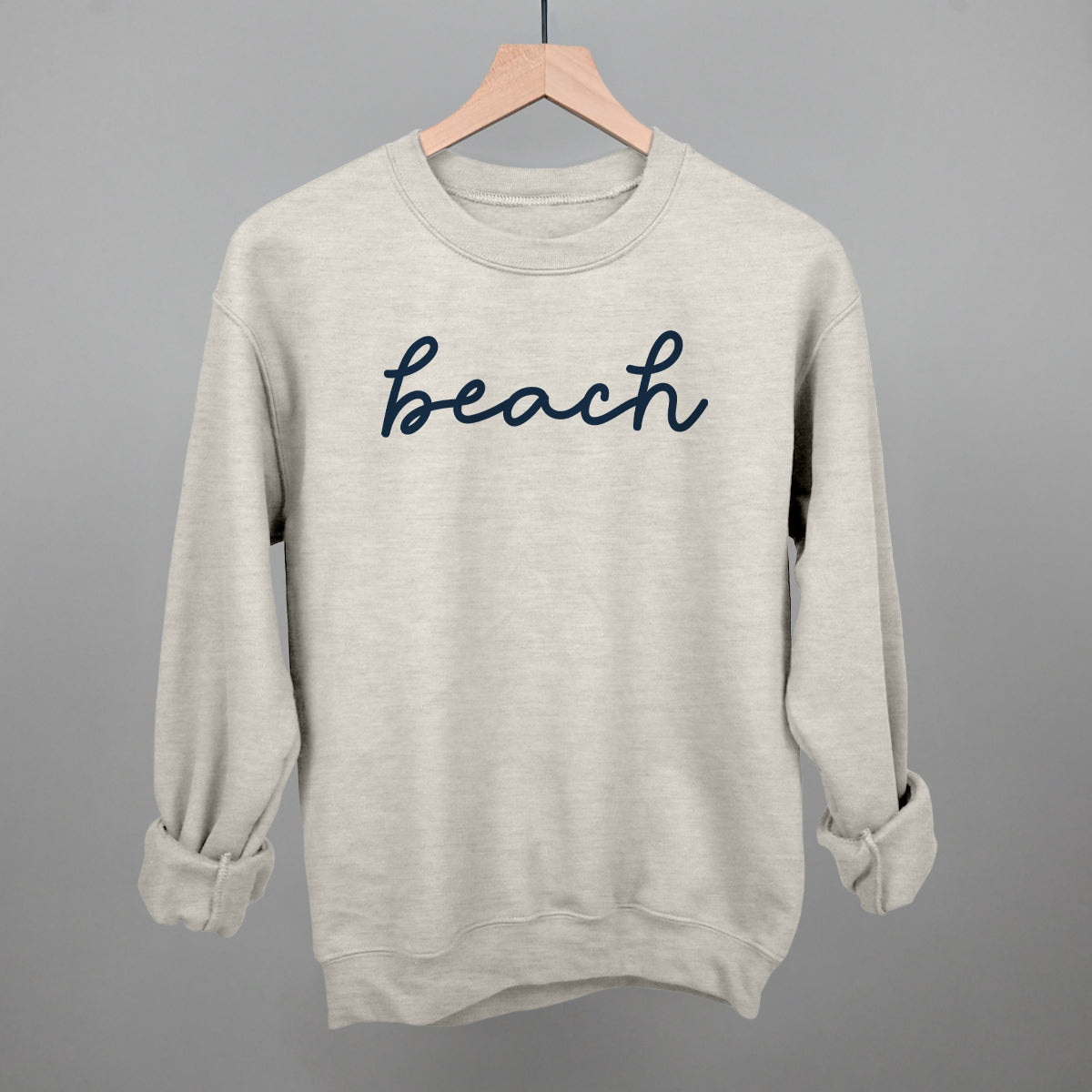 Beach (Blue Script)