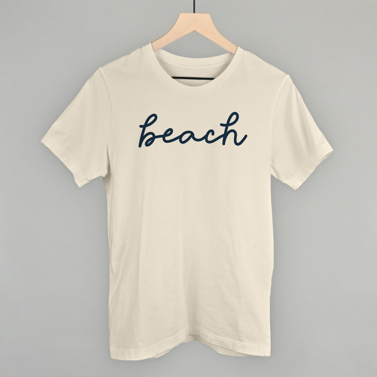 Beach (Blue Script)