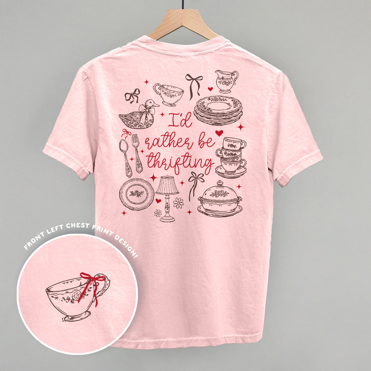 I'd Rather Be Thrifting Doodles (Back Print)
