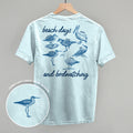 Beach Days And Birdwatching (Back Print)