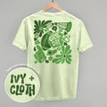 Floral Game Day Green (Back Print)