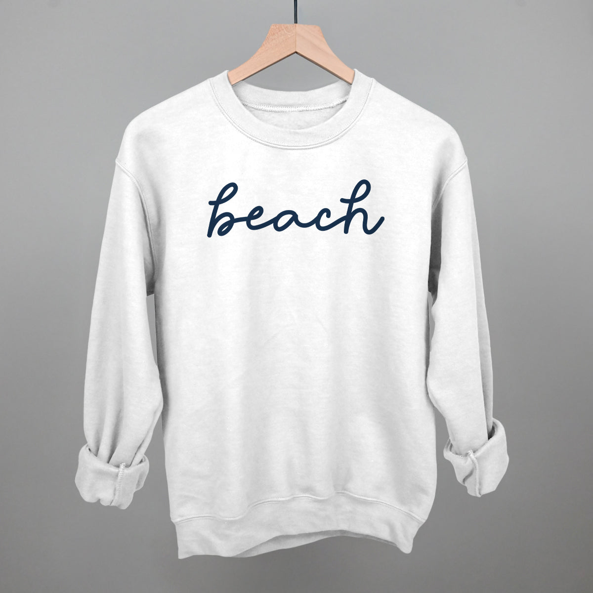 Beach (Blue Script)