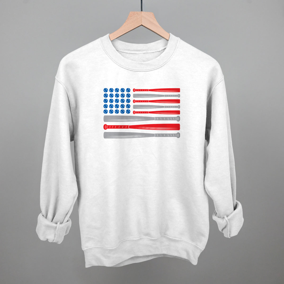 Baseball American Flag