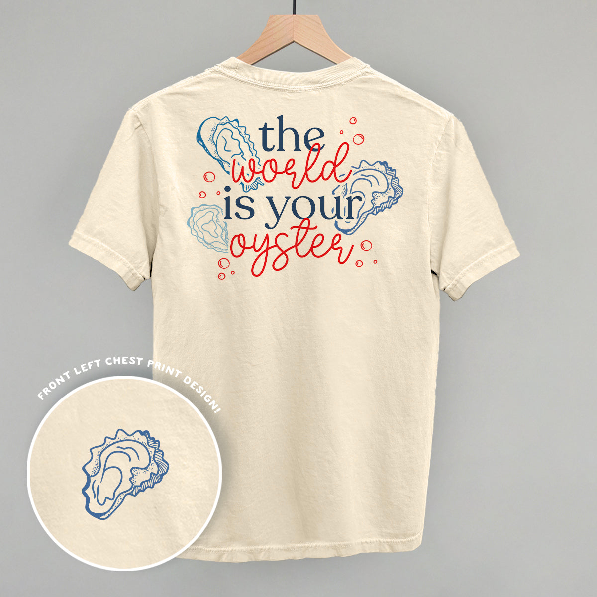 The World Is Your Oyster Doodles (Back Print)