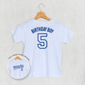 Birthday Boy Varsity #5 (Kids Back Print)