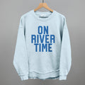 On River Time Block Letters