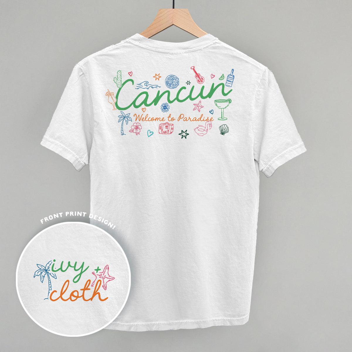 Cancun Doodles (Back Print)
