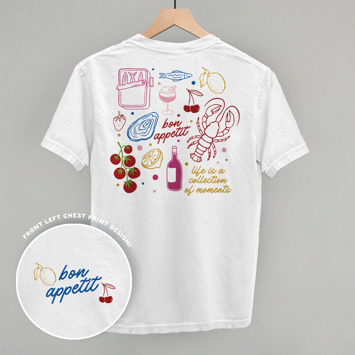 Bon Appetit Doodles (Back Print)