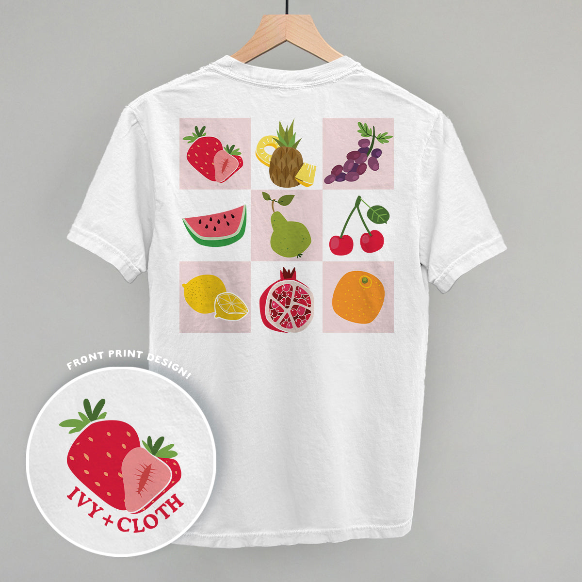 Fruit Grid Doodles (Back Print)