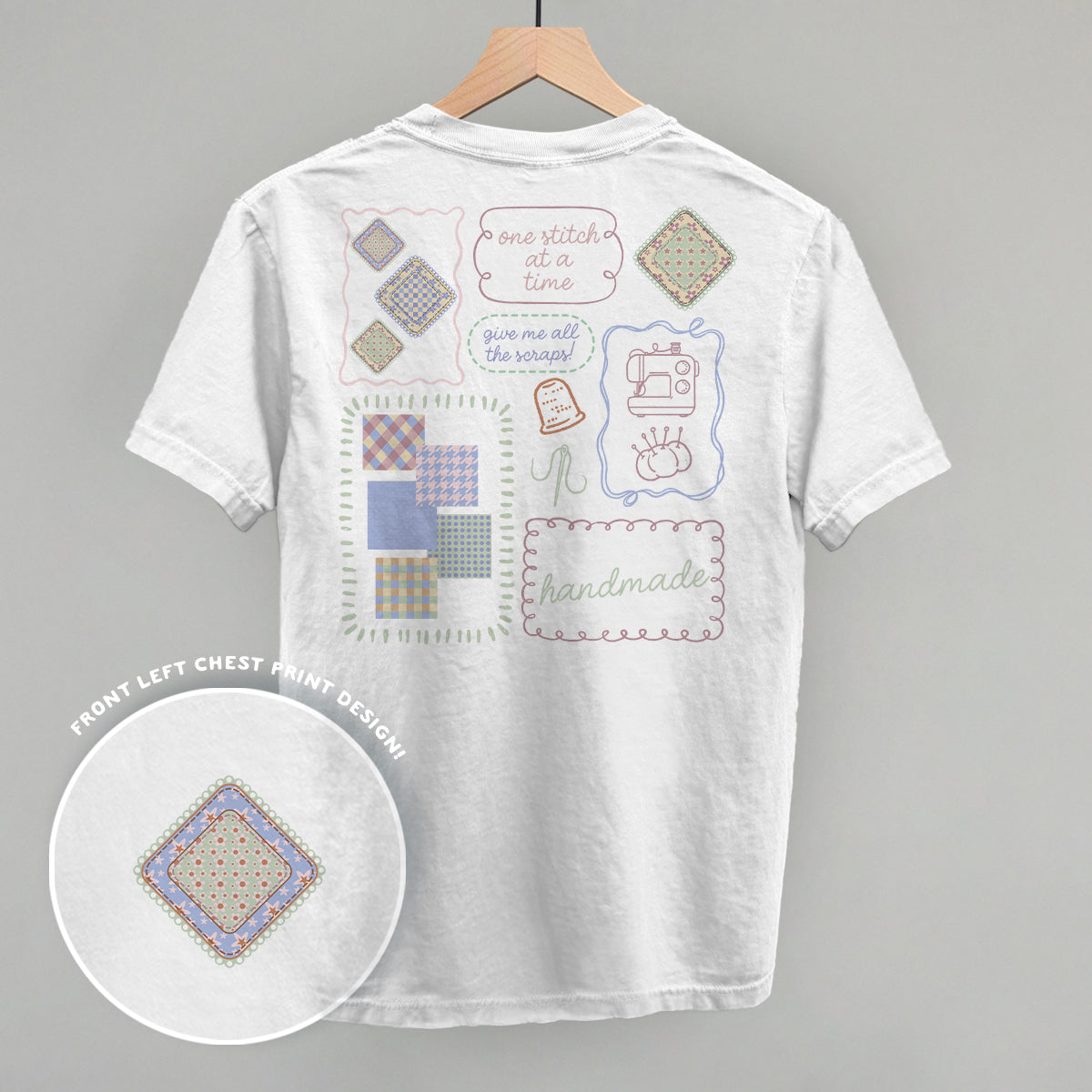 One Stitch At A Time Quilting (Back Print)