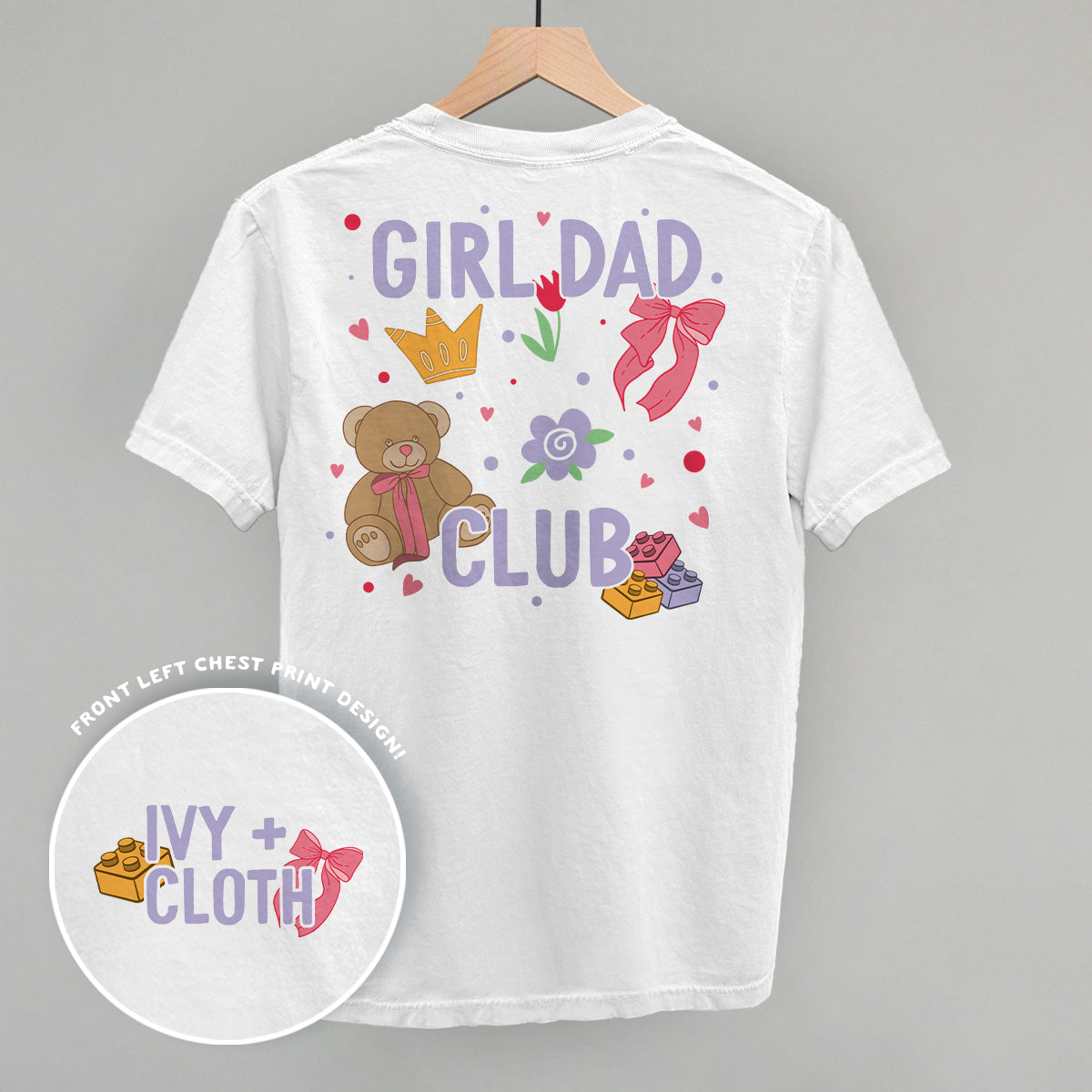 Girl Dad Club Doodles (Back Print)