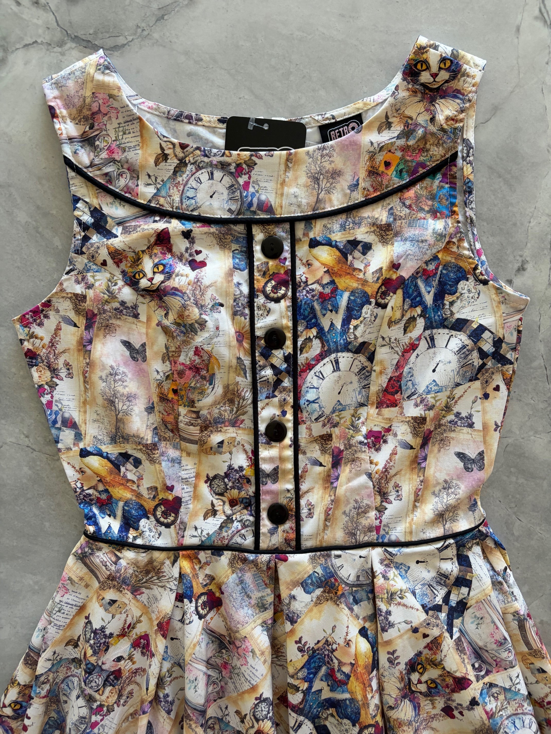 Elizabeth Dress in Wonderland - Medium only, 1 left!