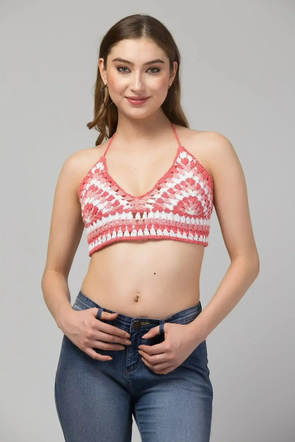 Rose Crop Top-Bralette
