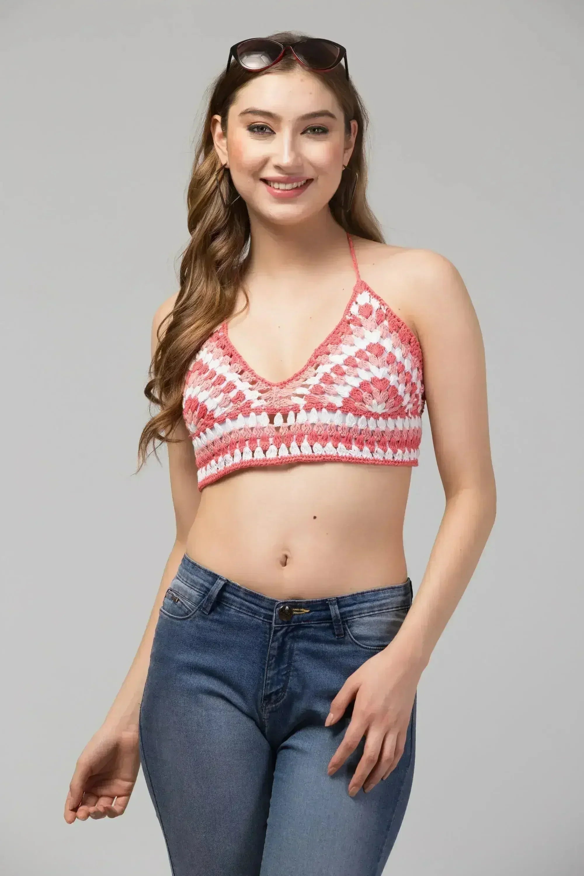 Rose Crop Top-Bralette