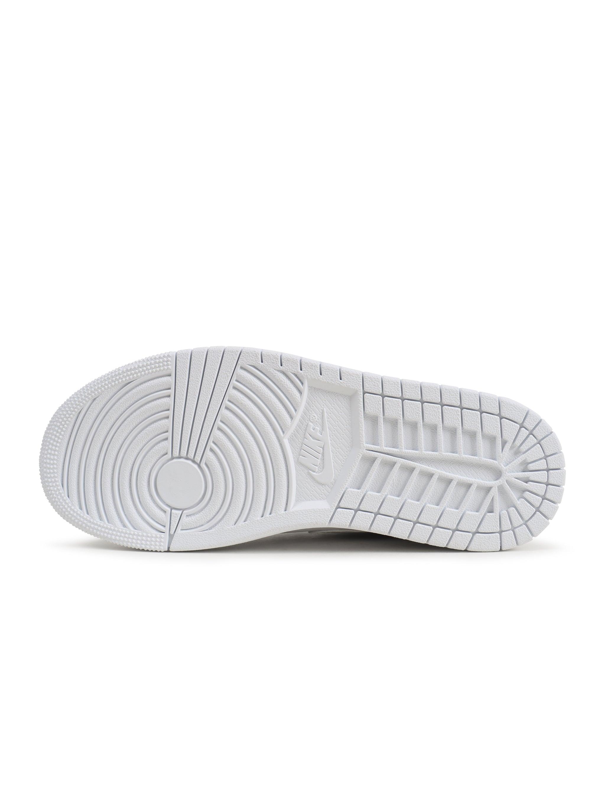 Air Jordan Mens 1 Mid - Triple White