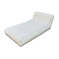 Luxe Linen-Like Inflatable Pool Lounge-Oyster Abstract