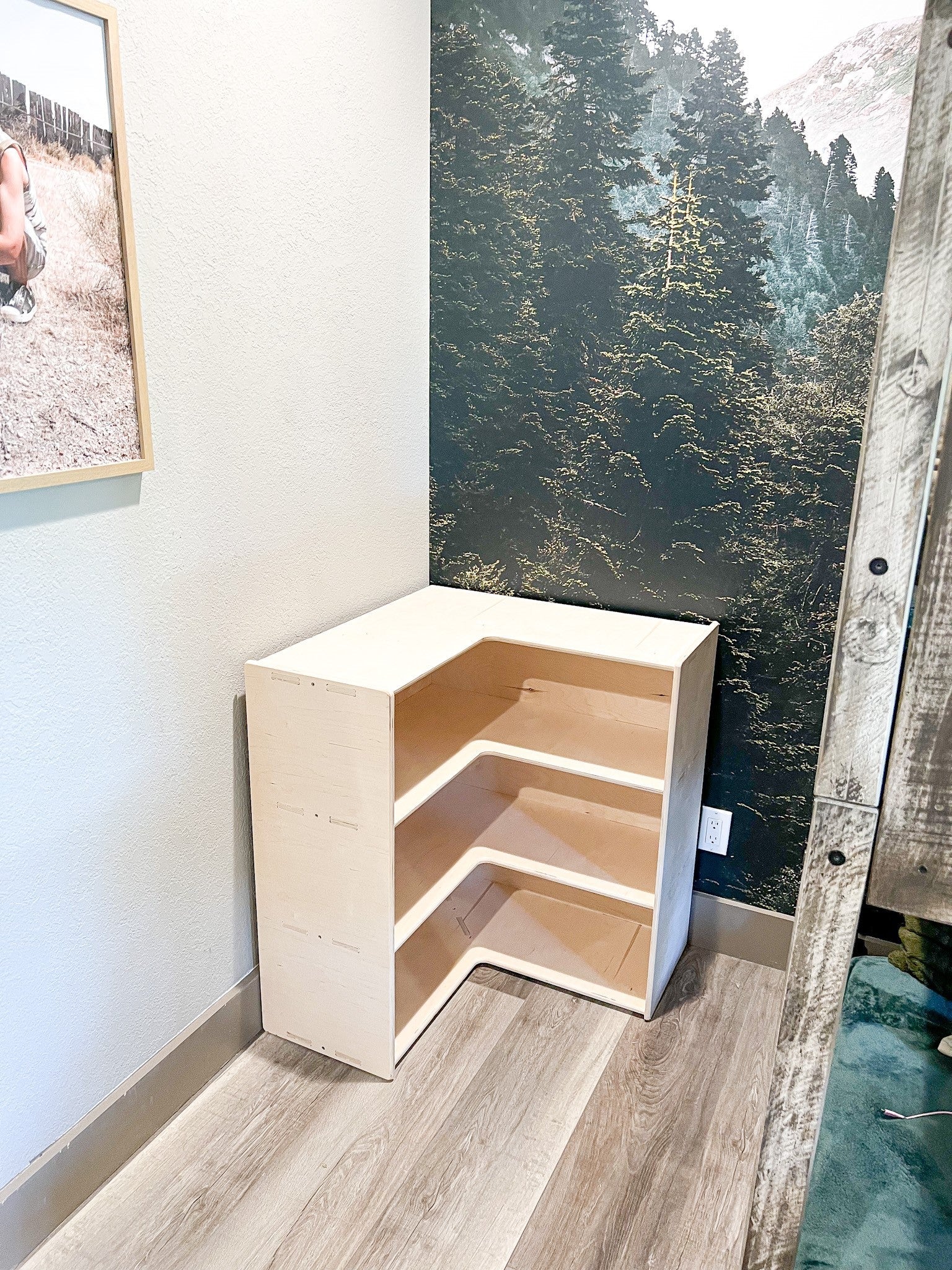 JARED- Corner Toy Shelf