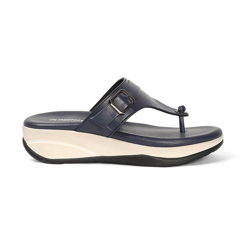 Briony - Blue Slip-Ons