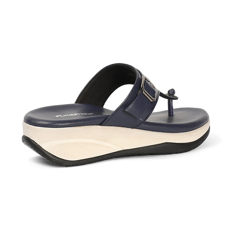 Briony - Blue Slip-Ons