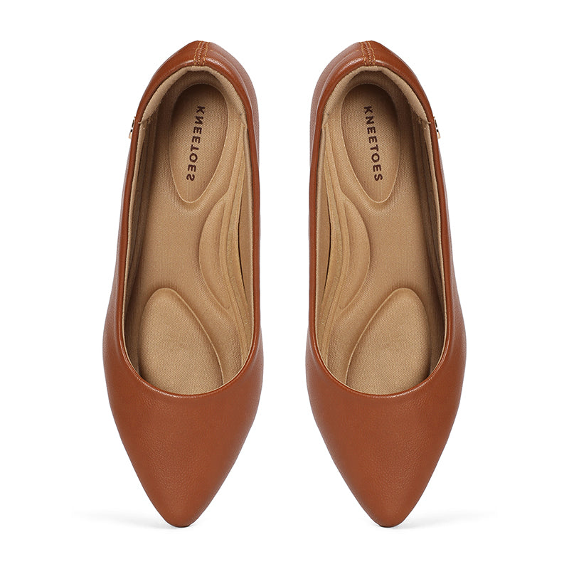 Maddie - Brown Block Heels